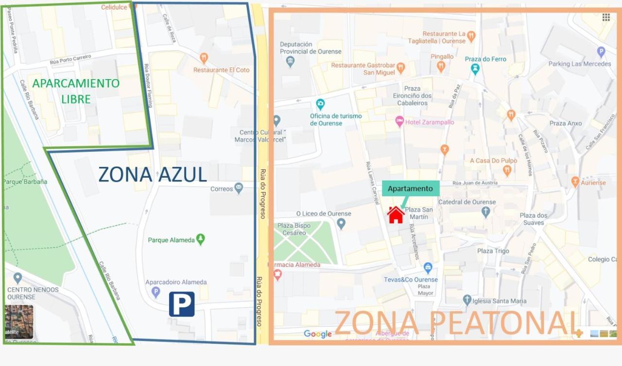 오렌세 Apartamento Portico Paraiso 아파트 외부 사진